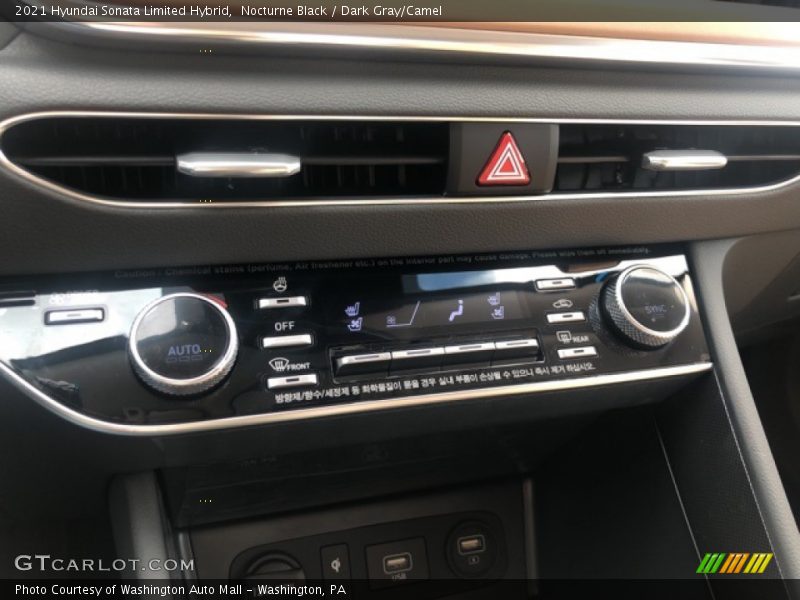 Nocturne Black / Dark Gray/Camel 2021 Hyundai Sonata Limited Hybrid