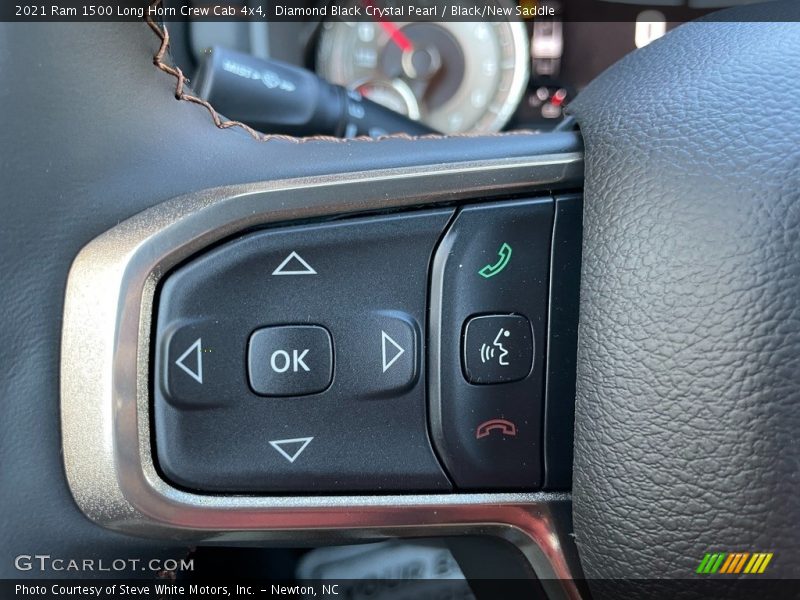  2021 1500 Long Horn Crew Cab 4x4 Steering Wheel