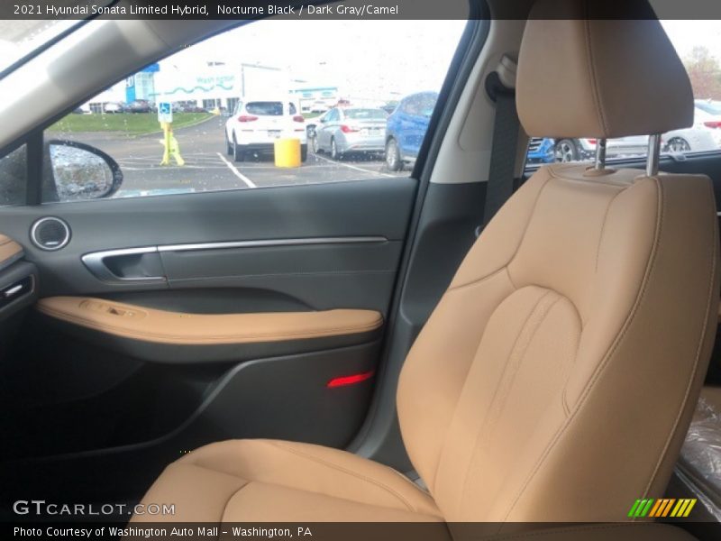 Nocturne Black / Dark Gray/Camel 2021 Hyundai Sonata Limited Hybrid