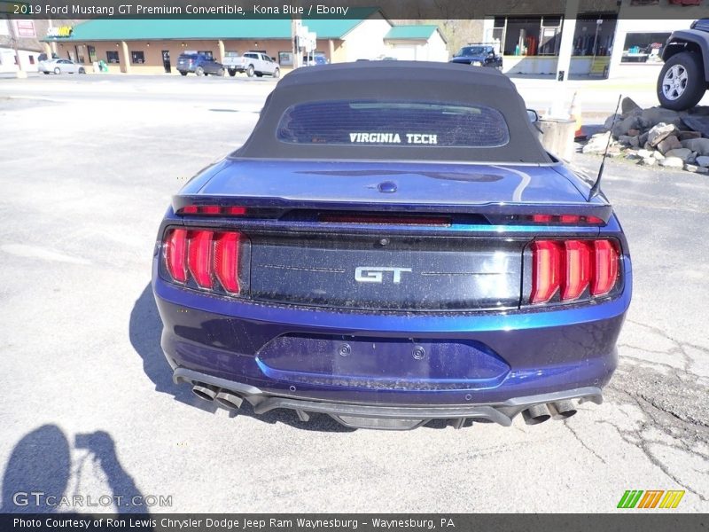 Kona Blue / Ebony 2019 Ford Mustang GT Premium Convertible