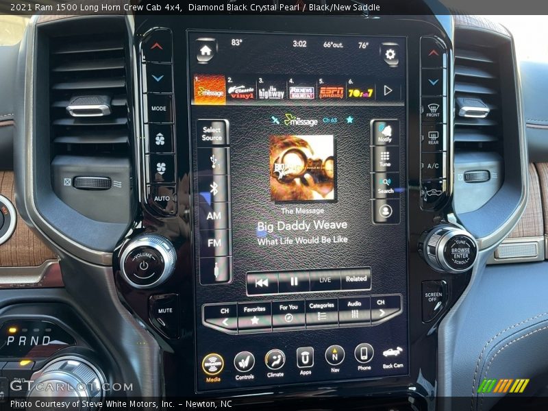 Controls of 2021 1500 Long Horn Crew Cab 4x4
