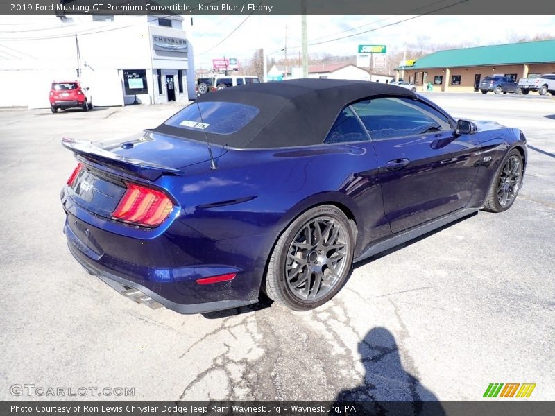 Kona Blue / Ebony 2019 Ford Mustang GT Premium Convertible