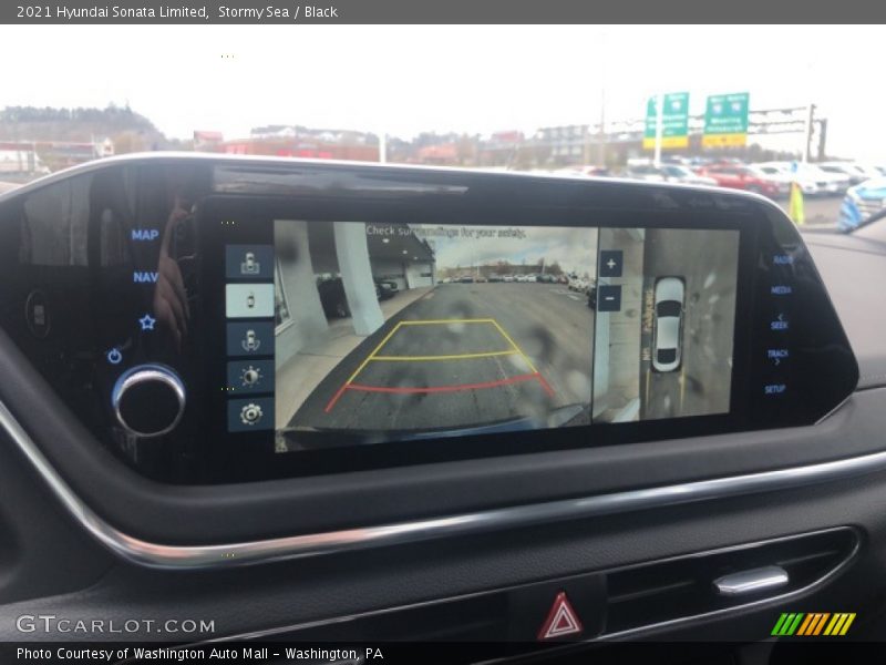 Stormy Sea / Black 2021 Hyundai Sonata Limited