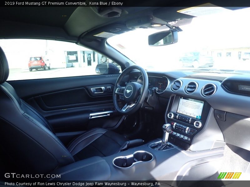 Kona Blue / Ebony 2019 Ford Mustang GT Premium Convertible