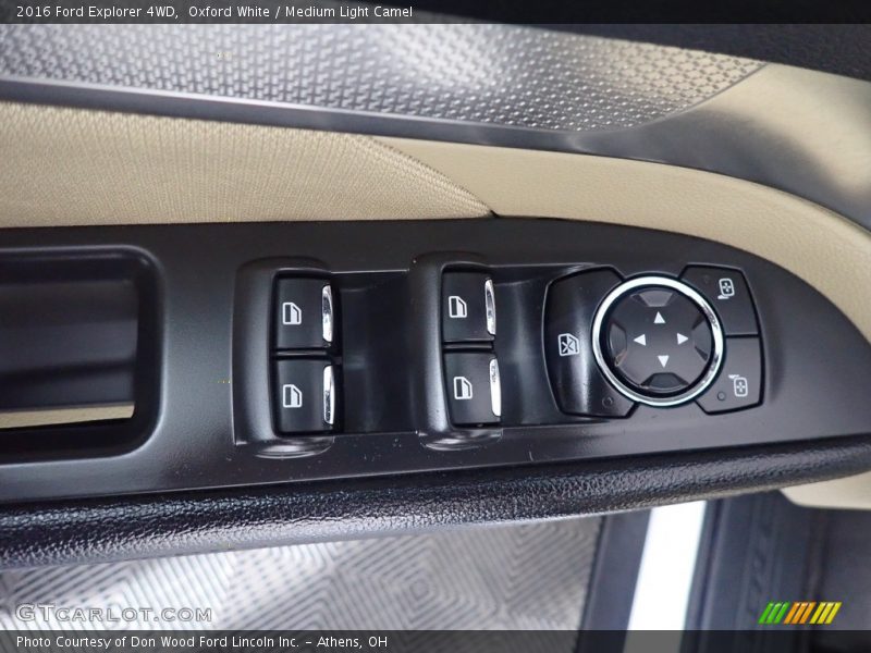 Oxford White / Medium Light Camel 2016 Ford Explorer 4WD