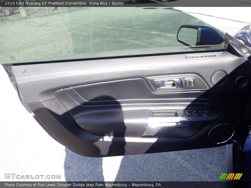 Kona Blue / Ebony 2019 Ford Mustang GT Premium Convertible