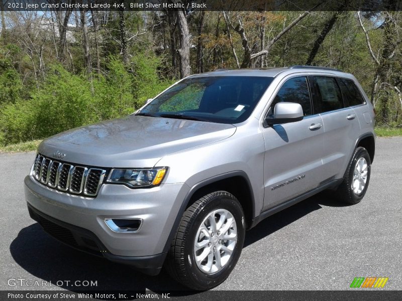Billet Silver Metallic / Black 2021 Jeep Grand Cherokee Laredo 4x4