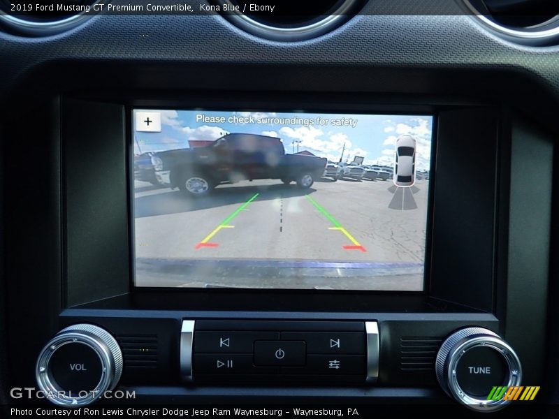 Kona Blue / Ebony 2019 Ford Mustang GT Premium Convertible
