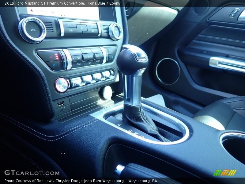 Kona Blue / Ebony 2019 Ford Mustang GT Premium Convertible
