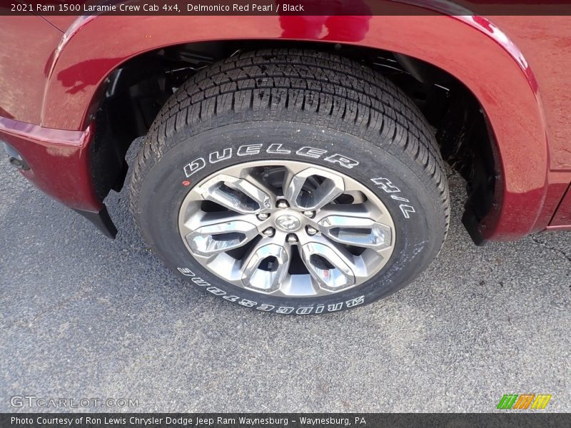 Delmonico Red Pearl / Black 2021 Ram 1500 Laramie Crew Cab 4x4