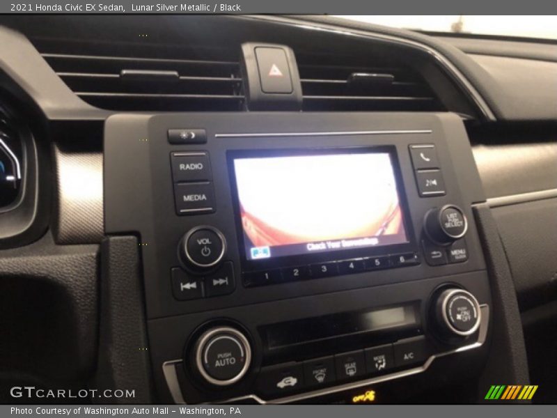 Lunar Silver Metallic / Black 2021 Honda Civic EX Sedan