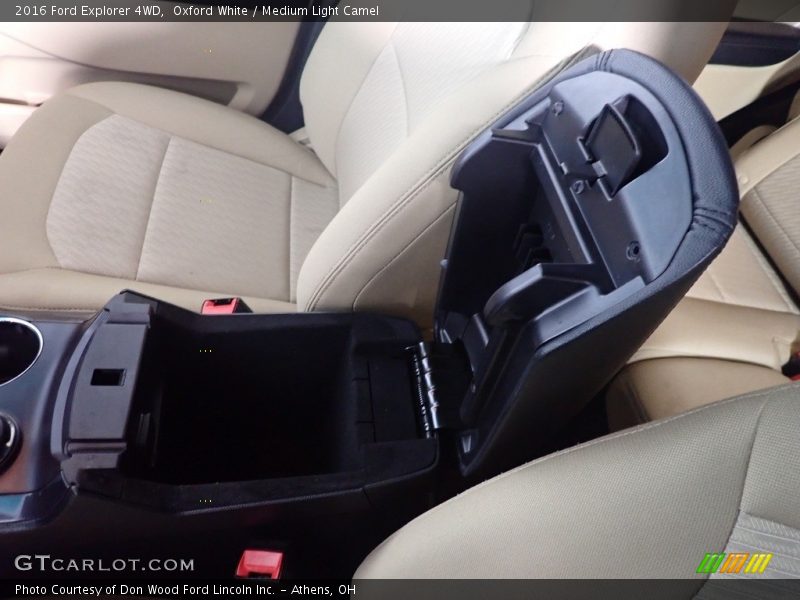 Oxford White / Medium Light Camel 2016 Ford Explorer 4WD