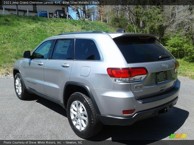 Billet Silver Metallic / Black 2021 Jeep Grand Cherokee Laredo 4x4