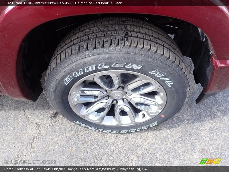 Delmonico Red Pearl / Black 2021 Ram 1500 Laramie Crew Cab 4x4