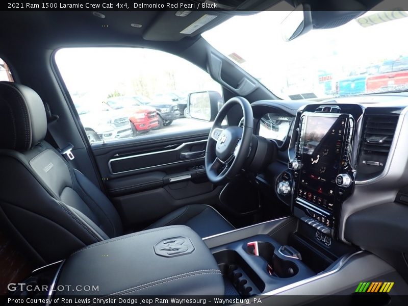 Delmonico Red Pearl / Black 2021 Ram 1500 Laramie Crew Cab 4x4