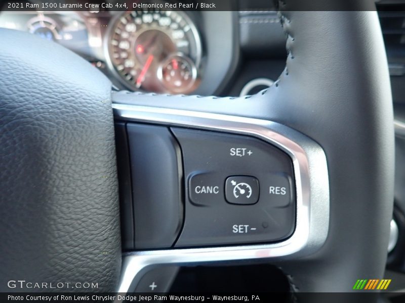 Delmonico Red Pearl / Black 2021 Ram 1500 Laramie Crew Cab 4x4