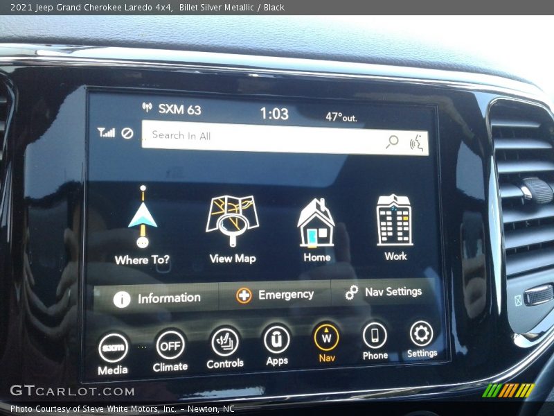 Billet Silver Metallic / Black 2021 Jeep Grand Cherokee Laredo 4x4