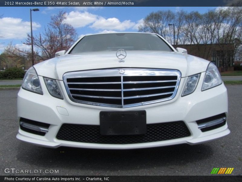 Arctic White / Almond/Mocha 2012 Mercedes-Benz E 350 4Matic Sedan