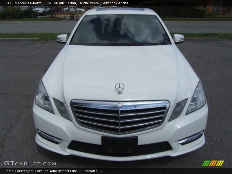 Arctic White / Almond/Mocha 2012 Mercedes-Benz E 350 4Matic Sedan