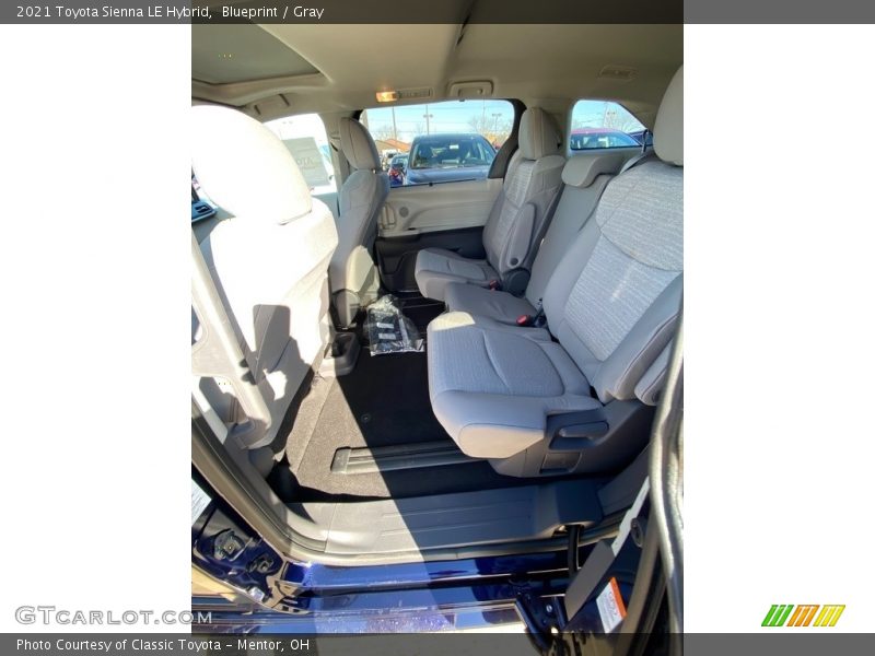 Blueprint / Gray 2021 Toyota Sienna LE Hybrid