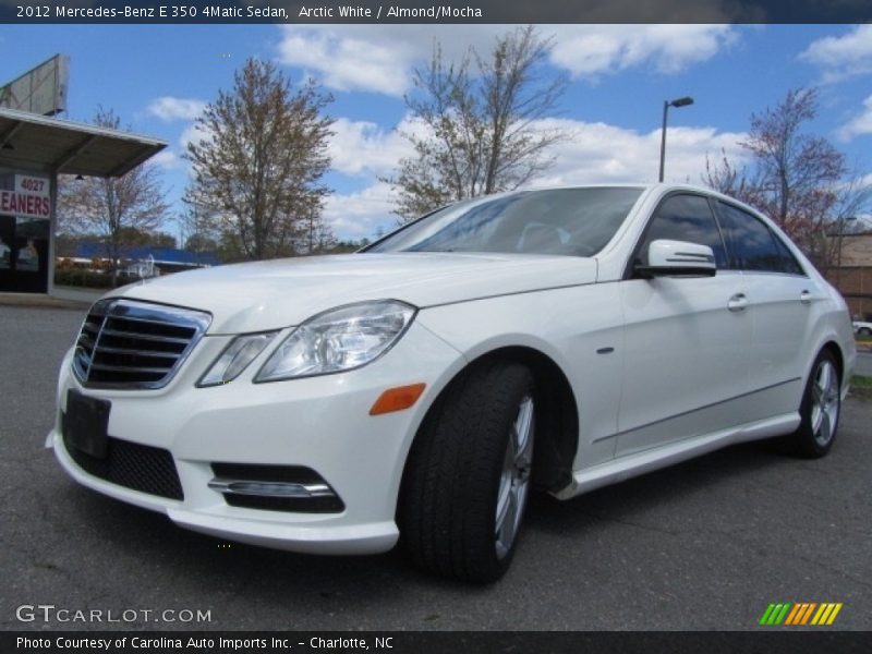 Arctic White / Almond/Mocha 2012 Mercedes-Benz E 350 4Matic Sedan