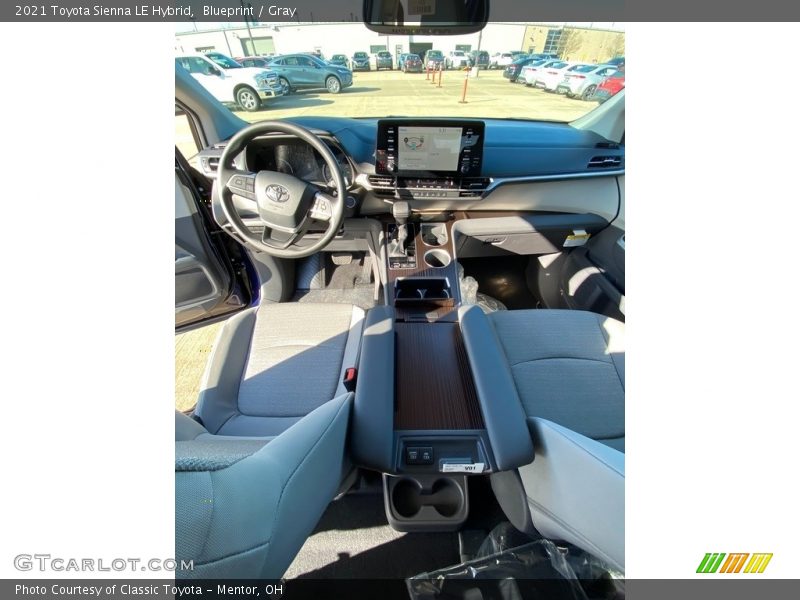 Blueprint / Gray 2021 Toyota Sienna LE Hybrid