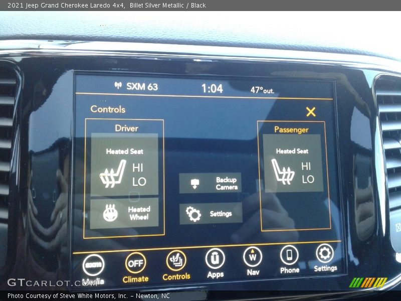 Billet Silver Metallic / Black 2021 Jeep Grand Cherokee Laredo 4x4