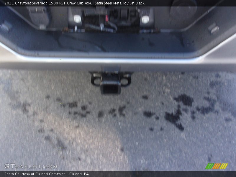 Satin Steel Metallic / Jet Black 2021 Chevrolet Silverado 1500 RST Crew Cab 4x4