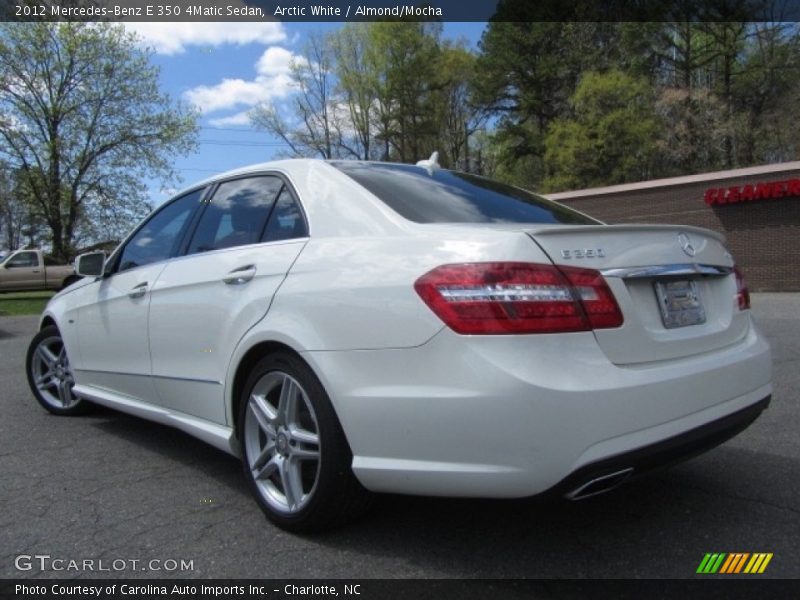 Arctic White / Almond/Mocha 2012 Mercedes-Benz E 350 4Matic Sedan