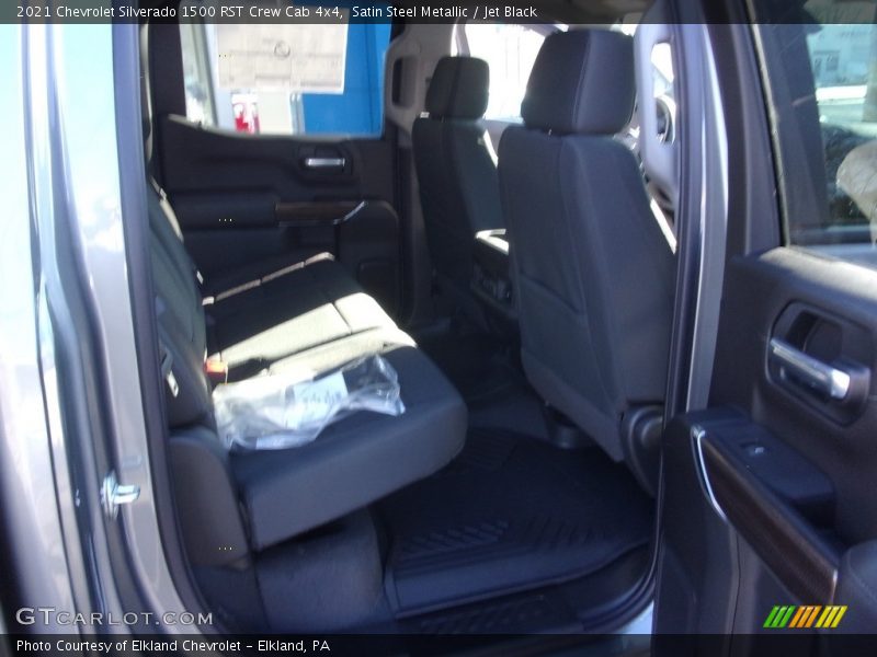 Satin Steel Metallic / Jet Black 2021 Chevrolet Silverado 1500 RST Crew Cab 4x4