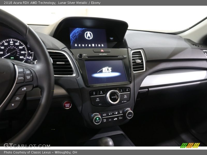 Lunar Silver Metallic / Ebony 2018 Acura RDX AWD Technology