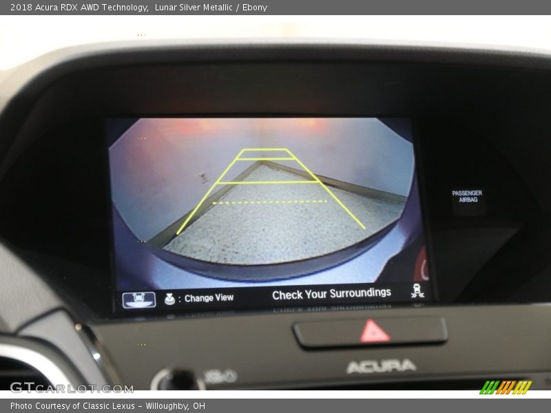 Lunar Silver Metallic / Ebony 2018 Acura RDX AWD Technology