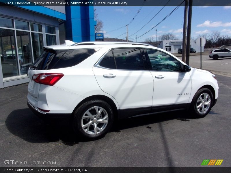Summit White / Medium Ash Gray 2021 Chevrolet Equinox Premier AWD