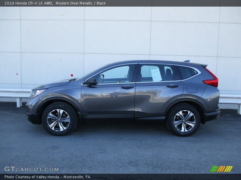 Modern Steel Metallic / Black 2019 Honda CR-V LX AWD