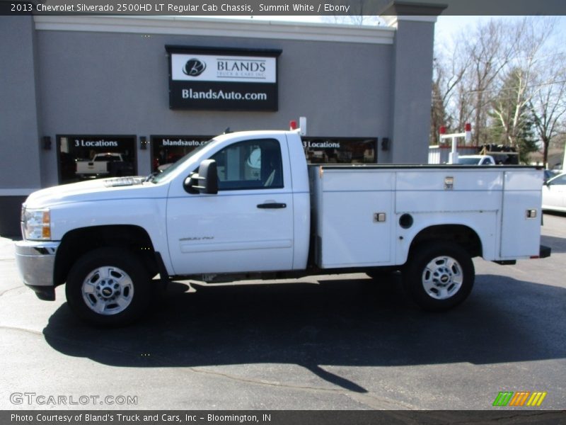 Summit White / Ebony 2013 Chevrolet Silverado 2500HD LT Regular Cab Chassis