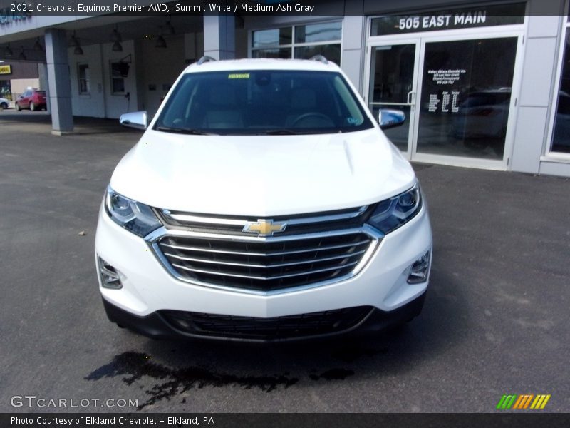 Summit White / Medium Ash Gray 2021 Chevrolet Equinox Premier AWD