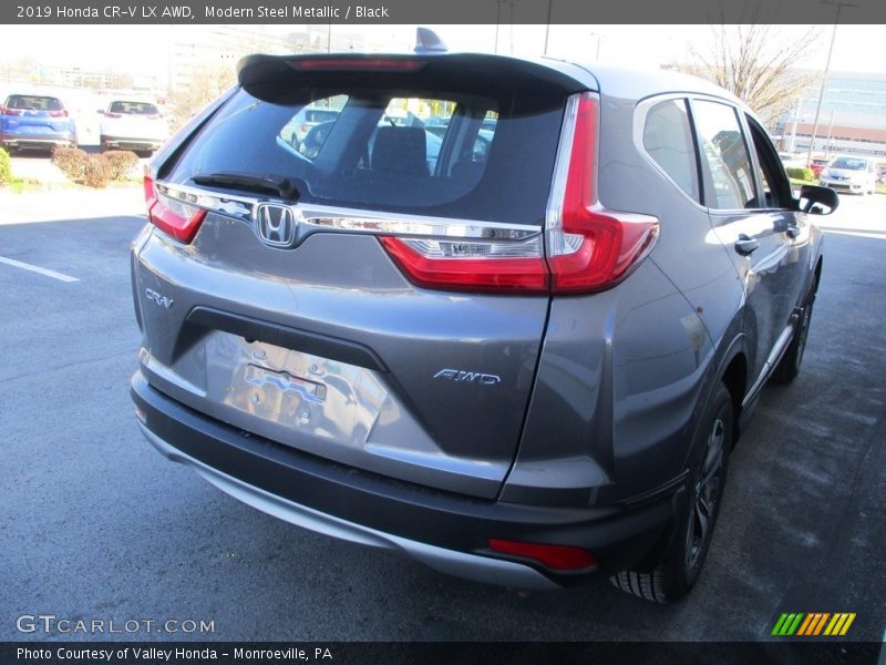 Modern Steel Metallic / Black 2019 Honda CR-V LX AWD