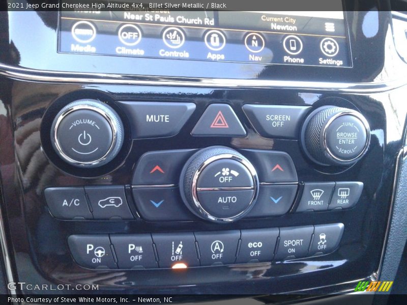 Billet Silver Metallic / Black 2021 Jeep Grand Cherokee High Altitude 4x4