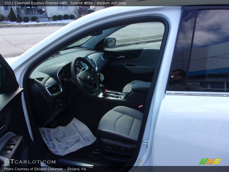 Summit White / Medium Ash Gray 2021 Chevrolet Equinox Premier AWD