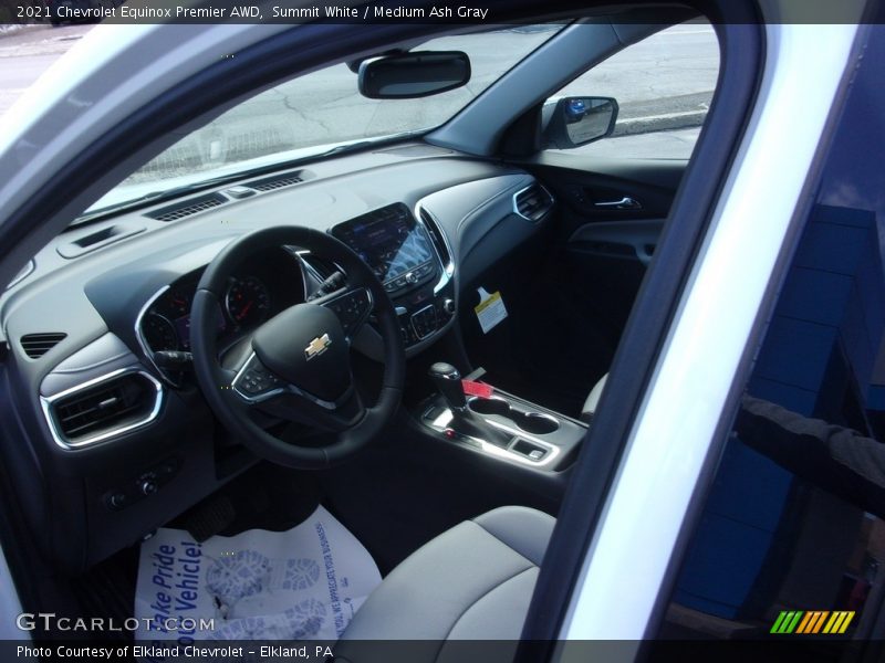 Summit White / Medium Ash Gray 2021 Chevrolet Equinox Premier AWD