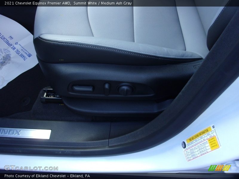 Summit White / Medium Ash Gray 2021 Chevrolet Equinox Premier AWD