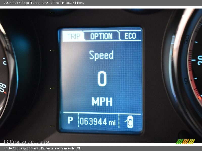 Crystal Red Tintcoat / Ebony 2013 Buick Regal Turbo