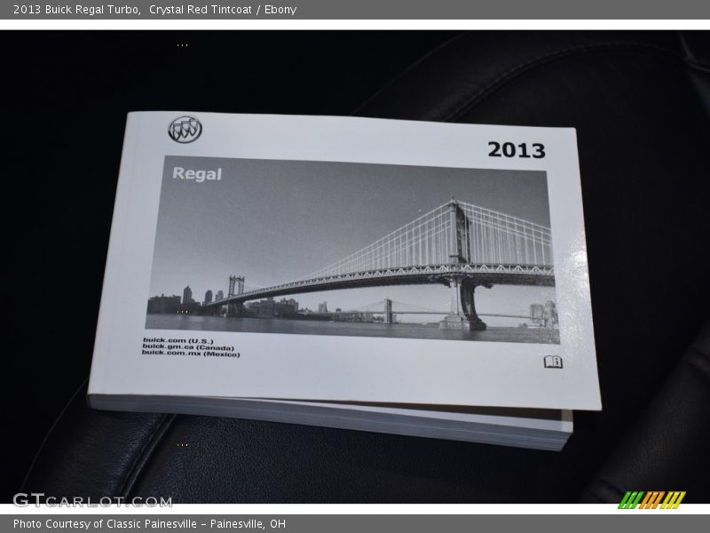 Crystal Red Tintcoat / Ebony 2013 Buick Regal Turbo
