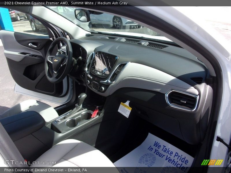 Summit White / Medium Ash Gray 2021 Chevrolet Equinox Premier AWD