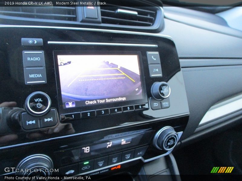 Modern Steel Metallic / Black 2019 Honda CR-V LX AWD