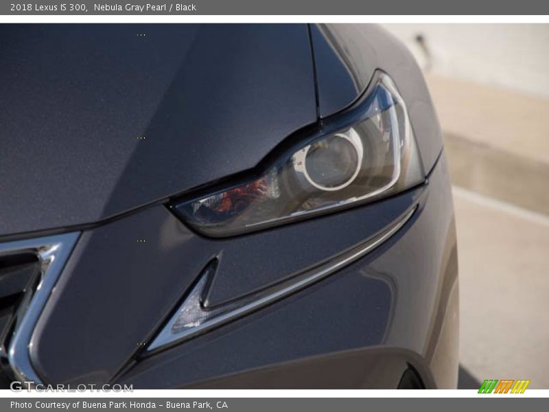 Nebula Gray Pearl / Black 2018 Lexus IS 300