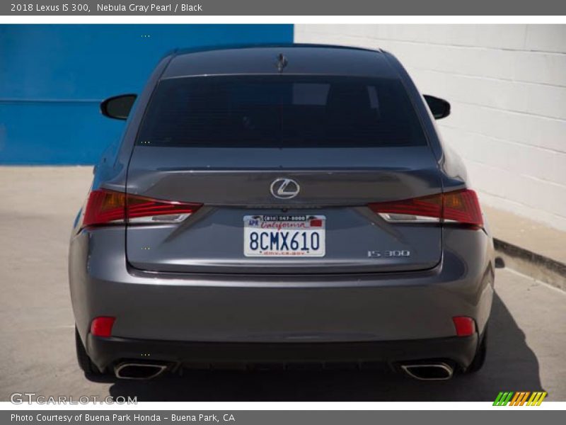 Nebula Gray Pearl / Black 2018 Lexus IS 300