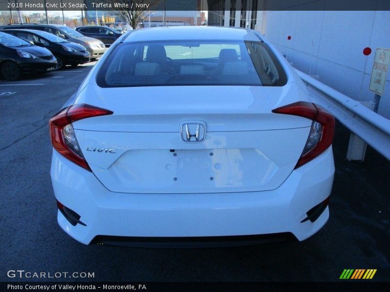 Taffeta White / Ivory 2018 Honda Civic LX Sedan