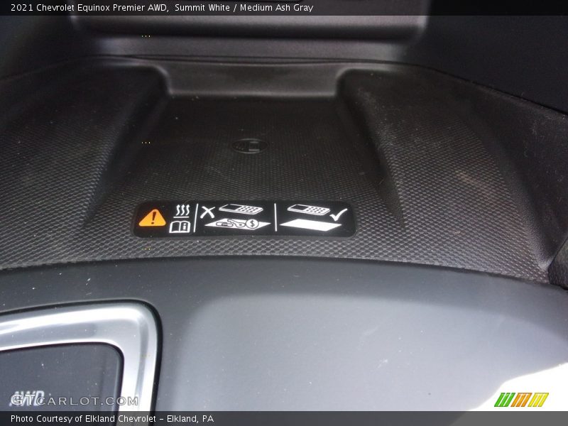 Summit White / Medium Ash Gray 2021 Chevrolet Equinox Premier AWD