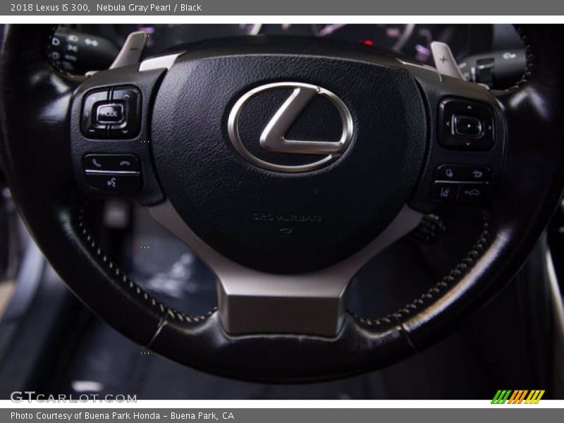 Nebula Gray Pearl / Black 2018 Lexus IS 300
